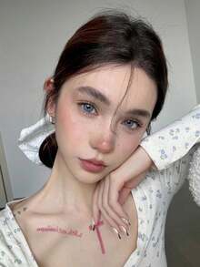 3D Contact Lens Case Set, Portable Travel Accessories For Daily Outdoor Use, Holiday Gifts, Exclusive For Halloween Role Play, Masquerade Party,6-Month - 彩色 - 查看 2