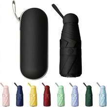 [Quick Local Shipping In The United States]Umbrella Sunny Day Sun Protection Small And Light Umbrella Easy To Carry Folding Umbrella Sun Protection Sun Umbrella Female Sunny Rain Small And Portable 50% Off Mini Black Capsule Compact Travel Umbrella Lightweight Portable Storm-Resistant Design, Mini Capsule Umbrella For Outdoor & Travel, UV Protected Foldable Fashion Umbrella With Heat-Resistant Handle, Waterproof Windproof Travel-Friendly Compact Handbag Umbrella,Travel Essentials | Travel | Camping Accessories Suitable For Shopping, Travel With,Purses And Bags Women Black Purse Bags For Women Beach Bag Halloween Tote Bags For Women Travel Essentials Clear Bag Bolsos Para Mujer Clear Purse Handbags For Women School Bag Crossbody Bags For Women New Fall Fashion Women Totes Bags For Women Carteras Para Mujer Purses For Women Brown Purse Backpack Work Bag Lunch Bag For Women Back To School - 彩色 - 查看 11