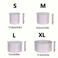 Aluminum Alloy Cake Mold With Removable Bottom And A Circular Raised Design – Perfect For Making Cheesecakes, Tartlets, And More – Easy To Remove From The Mold, Even Heat Distribution, Dishwasher And Oven . - Nhiều màu - Xem 10