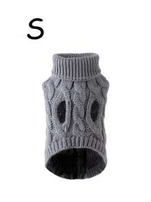 1pc Winter Warm Turtleneck Dog Sweater, Cold Weather Pet Apparel, Washable, Easy To Put On And Take Off, Soft Knit Pet Coat With Open Front, Machine Washable Knit Fabric Pullover, For Small To Medium Breeds - All-Season Warm Pet Clothing For Chihuahua, Bulldog, Dachshund, Cat Lovers - Multicolor - View 21