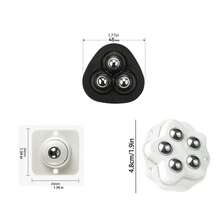 4 et 8 pièces Roulettes pivotantes 360° auto-adhésives - Roulettes pivotantes lisses et silencieuses pour un déplacement sans effort sur les meubles, les machines à café et les boîtes de rangement - Plusieurs styles et couleurs disponibles