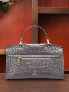 Nueva bolsa de mano de mujer de alta calidad con estampado de cocodrilo, bolso de mensajero simple y versátil, de lujo de alta gama, estilo de lujo discreto, adecuado para fiestas/cenas/exteriores/viajes