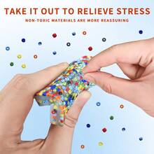 1/2/4pcs Peel Pad - Skin Scratch Stress Relief Toy, Suitable For Skin Picking, Trichotillomania And Other Symptoms, Durable Scratch Pad For Adult/Teen Anxiety And ADHD, Sensory Toy, Party Favor, Christmas Gift - Multicolor - View 3