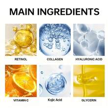 YOUNGCOME 曲酸面部精华和面霜套装 - 女士面部精华，含烟酰胺保湿 - 肤色不均 - 1.41+1.45/2.03+2.47 液体盎司 - 紅木色 - 查看 3