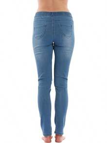Denim Wash Jeggings For Womenhalloween