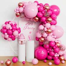109Pcs Pink & Rose Gold Balloon Kit, Create Romantic Party Vibe In Seconds, Perfect For Birthdays, Baby Showers,Christmas, Bachelorette Parties, Bridal Showers, Girl Themed Events, Anniversaries Festive Celebrations