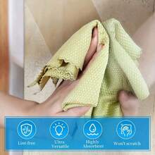 5 قطع من أقمشة التنظيف السحرية بألوان عشوائية - أقمشة مسح زجاج بنمط قشر السمك، أقمشة تنظيف نوافذ السيارة والمرايا - خالية من الخطوط وقابلة لإعادة الاستخدام - مناسبة لتنظيف المطبخ والمرايا والزجاج والأطباق والشاشات! مستلزمات وأدوات التنظيف، أقمشة مسح السيارات، أقمشة تنظيف الزجاج، قابلة لإعادة الاستخدام، سهلة التنظيف - مثالية للاستخدام المنزلي والمطبخي!