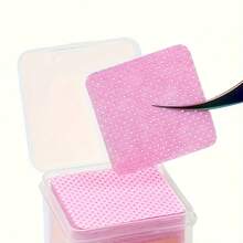 200pcs Lint-Free Nail Wipes - Professional Nail Polish Remover Pads, Unscented, UV Gel Cleansing Tissues For Manicure Prep And Finish - 藍色 - 查看 6