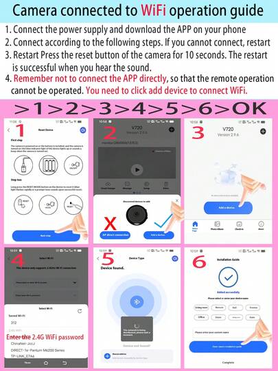 1pc 1080P HD Indoor Security Camera, Baby/Pet Monitor 360° Coverage, 2.4GHz Wi Fi Router, One Click Intercom, Slimme Motion Tracking, Infrared Night Vision view 2