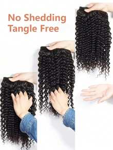 CEXXY 12A Grade Mink Virgin Human Hair Weaving Bundles Brazilian Deep Wave Bundles Human Hair Weft Natural Color Unprocessed Curly Hair Extensions For Women Double Drawn Weft Sew In Bleach And Dye Friendly 10-26 Inch Heat Resistant - SPure Natural - 查看 7