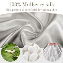 Máscara de Sueño de Seda Ajustable para Dormir de Lado, Máscara de Ojos para Dormir para Mujeres y Hombres 100% Seda de Morera Pura, Cubierta de Ojos de Seda para Dormir - Rosa - Ver 2