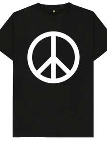 Peace Sign Hippie Style Boho S Wos Kids T Shirt - Style18 - View 1