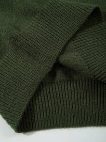 Winter Men's Unisex Versatile Casual Crew Neck Long Sleeve USA Letter American Flag Knit Pullover Sweater