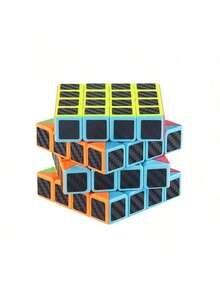 1 pieza Cubo Mágico 3x3 4x4 5x5 Pirámide de Fibra de Carbono para Entrenamiento de Lógica y Pensamiento, Juguete - Multicolor - Ver 7