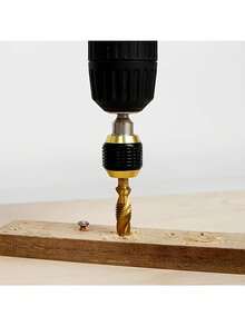 BUFF STA All-Diamond Drill Bit Holder Adapter, Durable Carbon Steel, 1/4" Hex Shank, Easy Drill Bit Replacement, Non-Slip Handle Suitable For Impact And Screwdriver Use, Woodworking Power Tool Accessory, Home Improvement - Multicolor - View 6