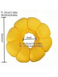 1 Peça Colar Colarinho Elizabetano de Girassol para Gatos e Cachorros, Colar de Recuperação Cirúrgica para Animais de Estimação, Anti-Lambida e Anti-Arranhão