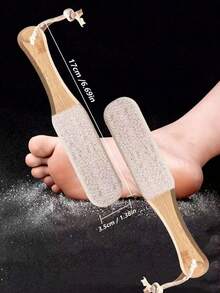 1 dụng cụ giũa móng chân chuyên nghiệp, thích hợp cho cả nam và nữ để loại bỏ da chết nứt nẻ và vết chai ở gót chân, dụng cụ giũa móng chân chuyên nghiệp hai mặt, dụng cụ làm sạch massage chân, đá bọt giũa chân, giũa chân bằng gỗ sồi, dụng cụ chà chân/Phụ kiện phòng tắm/Dụng cụ chăm sóc cá nhân và vệ sinh cá nhân/Vật dụng thiết yếu hàng ngày trong nhà và khi đi du lịch - Nhiều màu - Xem 6