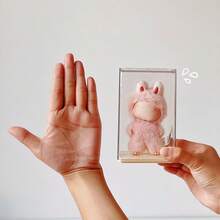 Collection Display Cabinet ,For Mini LABUBU4.0 Heart Code Series- Transparent, Dust-Proof, Suitable For Storing LABUBU4.0 Blind Box Series Dolls, Statue Collection Display Stand, Perfect Christmas Gift - Multicolor - View 9