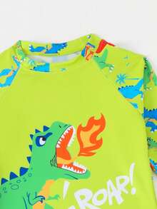NB VEST Fun Dinosaur Kids Beach Set – Comfort And Protection For Little Ones! 2025 I3630 - Lime Green - View 4