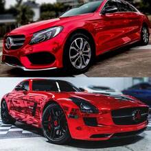 لفة واحدة 50 * 300 سم/19.69 * 118.11 بوصة فيلم ملون قابل للتمدد بطلاء كهربائي للسيارة، ديكور خارجي للمركبة متين ومرن، ملصق سهل التطبيق، تعديل هيكل السيارة DIY، مقاوم للماء والخدش، فيلم قابل للتنفس