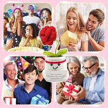 1. Exquisite Gift: The Lucky Rose Conveys Wonderful Wishes And Blessings. Its Charming Design Is Captivating. During Holidays, It Is An Excellent Choice To Gift To Family, Friends, Wives, Relatives, And Parents. - Multicolor - View 6