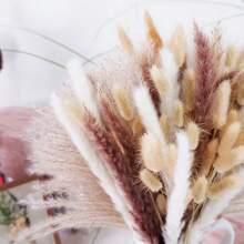 81pcs Artificial Dried Pampas Grass Bouquet, Bohemian Home Decor, Versatile Dried Flowers For Wedding, Baby Shower, Farmhouse Party, Christmas Table, Spring Wedding, Valentine's Day, Eid, May 5th, Father's Day, Mother's Day, Graduation, Tabletop Display, Autumn Season - Multicolor - View 6