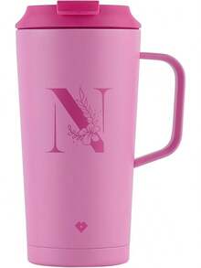 Letra N - Rosa