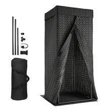 Portable Vocal Booth, 6.56 Ft Height, Portable Recording Studio With Travel Bag, Mobile Tablet Stand, Thickened Soundproofing, Sound Isolation Booth For Echo-Free Vocals, Podcasts, Voiceovers
