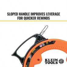 Klein Tools 56331 Steel Fish Tape 1 8Inch X 50Foot