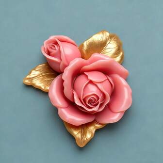 3D Rose Flower Resin Silicone Mold, Jewelry Casting Tool, Suitable For Handmade Soap Dripping Glue Cup Wax Decoration, Suitable For Home Decoration, Accessories, Brooches, Craft Tools For Valentine's Day, Easter, Ramadan, Spring, And Mother's Day
