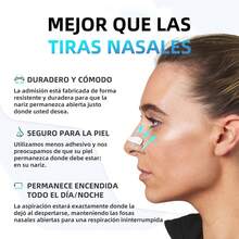 4 Piezas de Dilatador Nasal Antirronquidos, 30 Tiras Nasales para Mejor Respiración y Sueño, Alivio de Congestión Nasal - Ideal para Hogar, Hoteles, Deportes y Viajes (Negro) - Negro - Ver 7