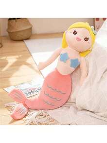 45cm/60cm 可爱美人鱼童话主题毛绒玩具 柔软填充美人鱼靠垫 迷人的毛绒玩具 完美的儿童房间装饰 理想的儿童生日礼物 适合感恩节礼物 圣诞节礼物的绝佳选择 完美的情人节礼物