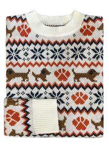 Mujeres de otoño Mujeres de invierno Moda vintage de otoño e invierno Elegante casual Tops de otoño e invierno para mujeres Naranja quemado Calabaza negra Patrones de Halloween de otoño e invierno Moda de otoño e invierno Diseños cómodos y casuales para el hogar y el transporte Cuello redondo Manga larga Suéter de punto Tops de punto Suéteres de punto para mujeres - Albaricoque - Ver 4