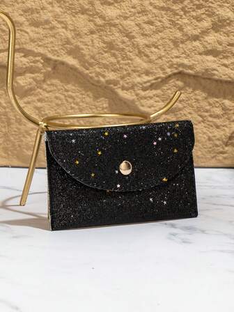 Glitter Sequin Cute Coin Purse Lightweight Casual Carry-On For Women Money Wallet Mini Wallet Purse Wallet Card Wallet Small Wallet Coin Wallet