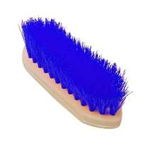 木质外观软毛双面马匹梳理刷，日常马匹清洁刷，用于赛前梳理和马厩清洁