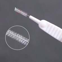 100/200pcs Bathroom Shower Head Mobile Phone Pore Cleaning Brush, Durable PP Material, 10 Pieces Per Set, A Total Of 100/200pcs, Shower Head Cleaning Tools, Suitable For Small Holes Clogged Shower Head Cleaning Brush, Small Gap Functional Shower Head Wand, - Multicolor - View 6