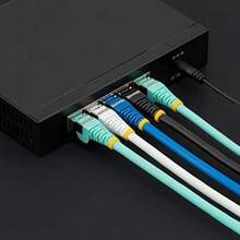 StarTech.Com 2m CAT6a Ethernet Network Cable - Blue - Low Smoke Zero Halogen (LSZH) - 10GbE - 500MHz - 100W PoE++ - Snagless Latchless - RJ-45 - S/FTP Network Cable (NLBL-2M-CAT6A-PATCH) - Blue - View 4