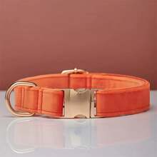 1pc Customizable Velvet Pet Dog Collar With Name & Phone Number, Bow Tie Decor, Suitable For Party & Daily Use, Gift For Pets - Multicolor - View 21