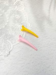 4 Pz Impugnature Per Capelli Laterali In Plastica Lunghi Grandi - Foto 12