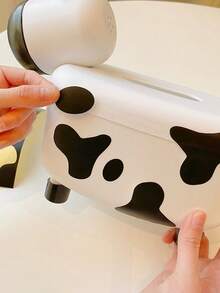 2 Stücke kleine Kuh Taschentuchbox, Multifunktionale Taschentuchhalter für Wohnzimmer, süße Kuh-Stil Taschentuchbox, Multifunktionale Aufbewahrungsbox für Zuhause, Haushaltorganisation & Aufbewahrungsbedarf, Schreibtischdekoration, Heimdekoration, ästhetische Raumdekoration