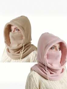 女士黑色羊毛拉法帽，防晒骑行帽 - 彩色 - 查看 4