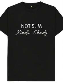 Not Slim Kinda Shady S Wos Kids Uni T Shirt - 風格11 - 查看 1