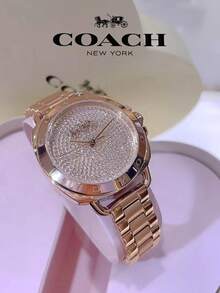 Coach Đồng hồ nữ mặt vàng hồng Tatum - Hoa hồng vàng - Xem 2