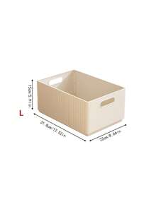 1pc Desktop Storage Box, Snacks, Miscellaneous Items, Cosmetics Box, Student Dormitory Storage Basket, Storage Box, Folding Storage Box - Multicolor - View 9