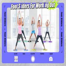 Core Sliders Bulk Exercise Glider Discs Gifts For Group  Classes Fitness Slider Workout Dual Sided AB Pads For Hiit Gym Carpet Hardwood Floor