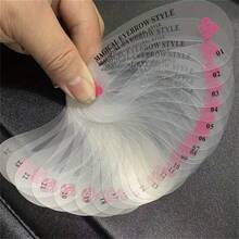 24pcs DIY Eyebrow Stencil & Eyebrow Pencil Set, 24 Reusable Eyebrow Stencil Cards, Suitable For Beginners Eyebrow Stencil Template
