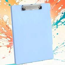 1 pieza Carpeta de archivo A4 y caja de almacenamiento 2 en 1, portapapeles de escritura ligero adecuado para uso escolar y de oficina - Material de PP, adecuado para la escuela y la oficina