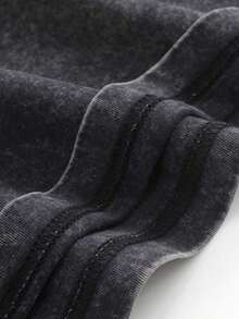 Anboa Men's 3-Pack Washed Oversized Tee Set, 230g Heavy Cotton Basic T-Shirts - Coffee BrownGreyBlack咖灰黑 - 查看 10