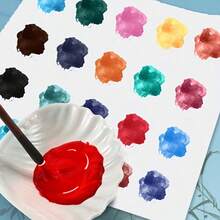 Marie's Chinese Painting Pigment 12/24/36 Colors 5ml/Tube, Professional Watercolor Sumi Painting Art Supplies Tool For Beginner, Primary School Students, Adults, Perfect For Back-To-School Gift! - Single Piece - View 6