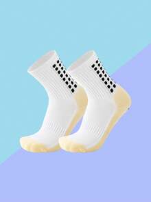 3 Pairs Men's Grip Soccer Crew Socks, Non-Slip Athletic Socks For Basketball, Football, Sports Christmas Thanksgiving New Years Holiday Gifts, Fal - Multicolor - View 9